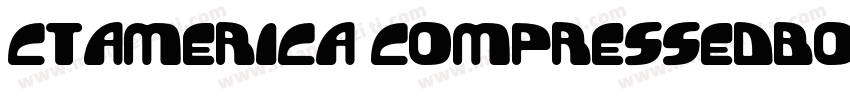 CTAmerica CompressedBold字体转换